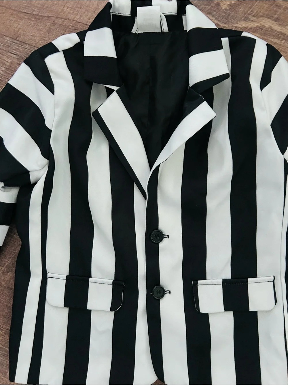 Black & White Striped Blazer - Beetlejuice costume.